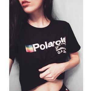 📸 Polaroid Crop Top 📸